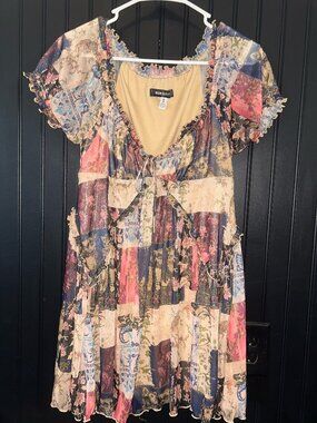 Vintage-Inspired Mini Dress